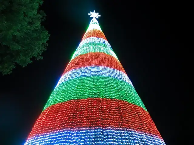 Circuito Mágico del Agua: árbol de Navidad con tecnología LED será exhibido hasta el 5 de enero