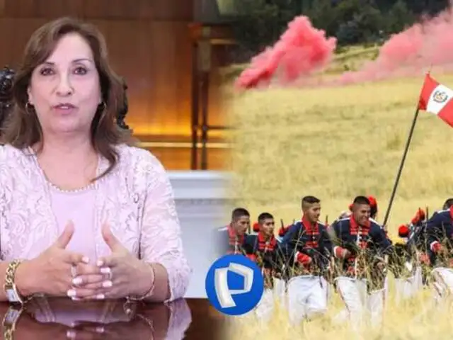 Dina Boluarte conmemora el Bicentenario de la Batalla de Ayacucho desde Palacio de Gobierno