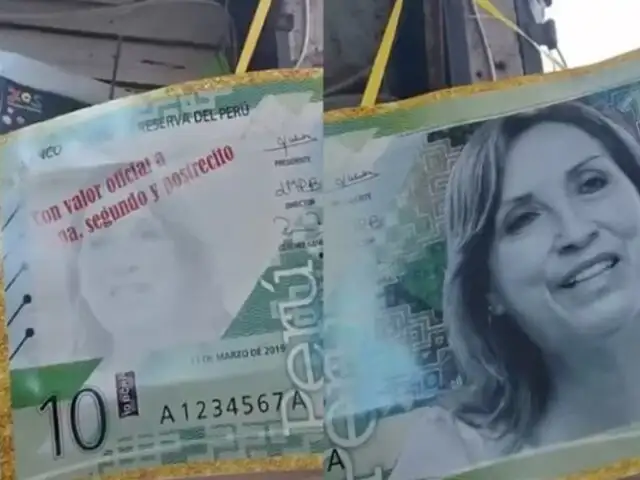 Mesa Redonda: Piñatas de Dina Boluarte en billetes de 10 soles se convierten en tendencia