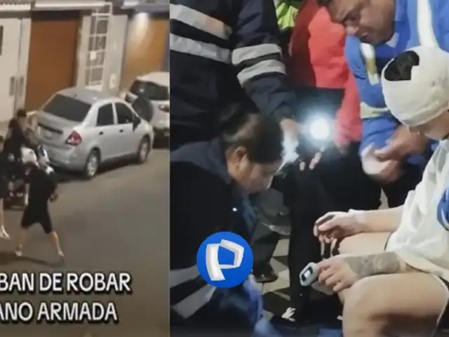 ¡Violento asalto en Surco! joven termina herido tras resistirse al robo de su celular