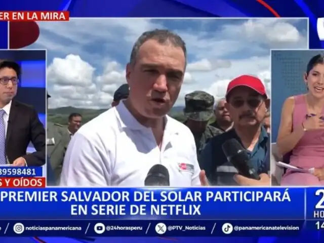 Salvador del Solar: Expremier participará en serie de Netflix