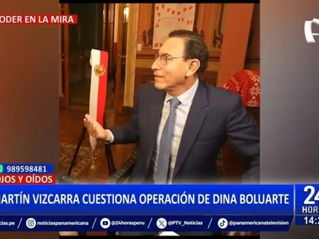 Martín Vizcarra critica a Dina Boluarte y asegura que su 'sex appeal' está en su nariz