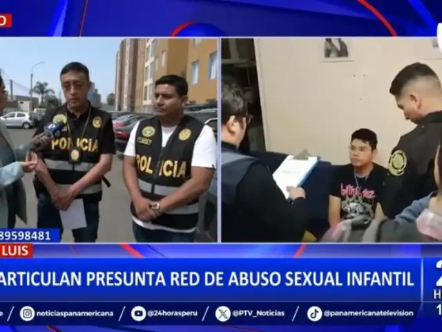 San Luis: PNP desarticula red de pornografía infantil