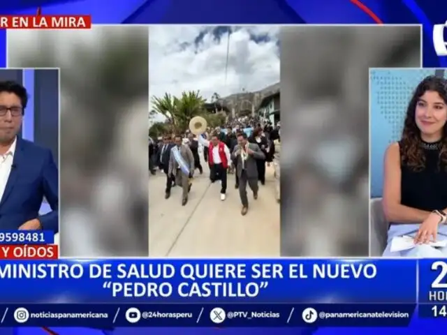 ¿El nuevo Pedro Castillo?: Ministro de Salud baila y pasea por Cajamarca con sombrero chotano