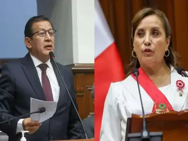 Titular del Congreso: No hay porque dudar sobre explicación de Dina Boluarte respecto a su cirugía