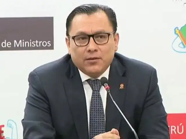 Ministro de la Producción sobre cirugía de Dina Boluarte: En ningún momento dejó sus funciones