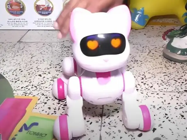 Regalos innovadores para Navidad: mascotas robot causan sensación en Mercado Central