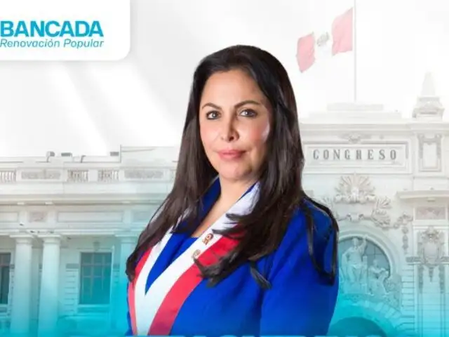 Patricia Chirinos se une a la bancada de Renovación Popular