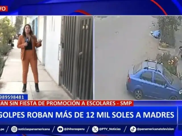 A golpes y patadas: Delincuentes roban más de 12 mil soles a madres en SMP