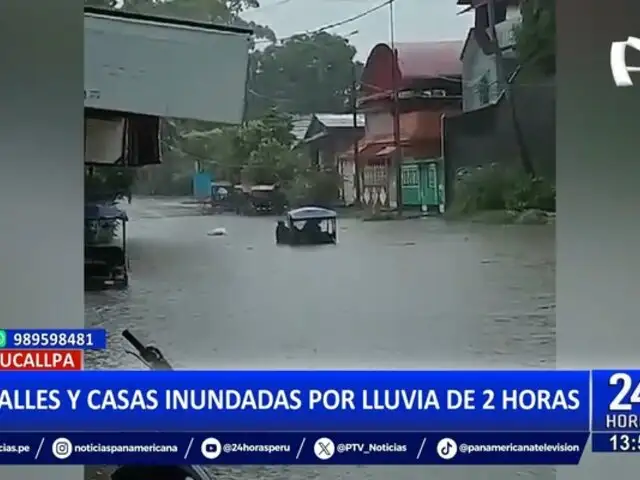 Inundaciones en Pucallpa: lluvias torrenciales afectan mercado, colegios y hospital