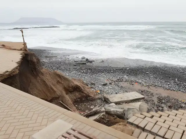 La Perla: Malecón Costanera en riesgo de colapso por falta de mantenimiento