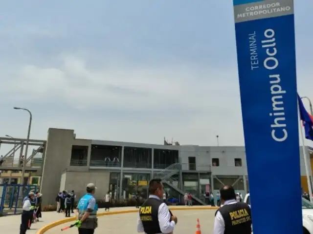 Abren estación Chimpu Ocllo del Metropolitano tras 2 años de espera