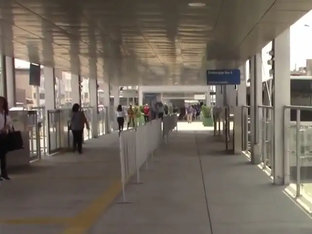 Metropolitano: inició fase de prueba en estación Chimpu Ocllo