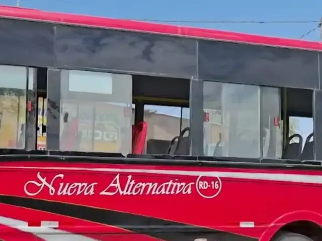 Piura: extorsionadores disparan contra bus de transporte público