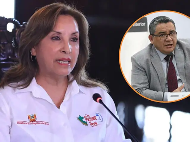 Ministro Santiváñez sobre baja aprobación de Dina Boluarte: Mandataria no trabaja para ser popular