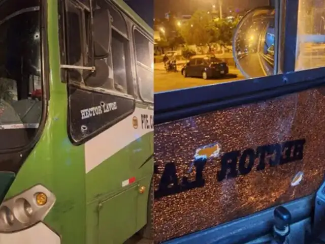 Extorsionadores piden 40 mil soles: disparan contra bus de la línea 73 en San Juan de Miraflores