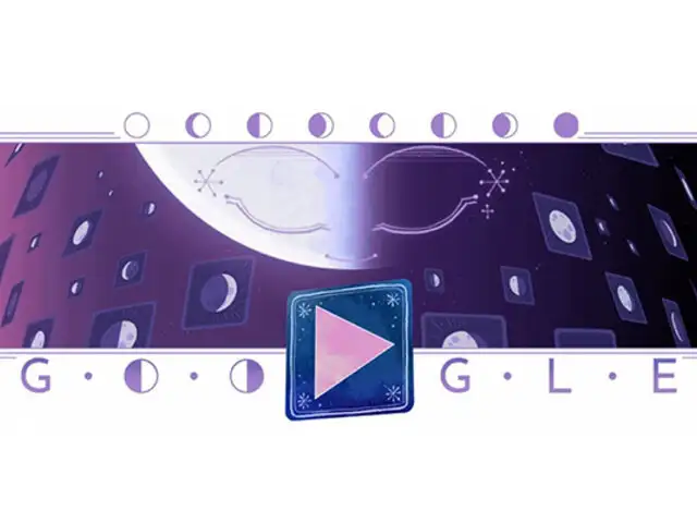 Google celebra la "media luna" y así es como puedes jugar con el doodle del buscador