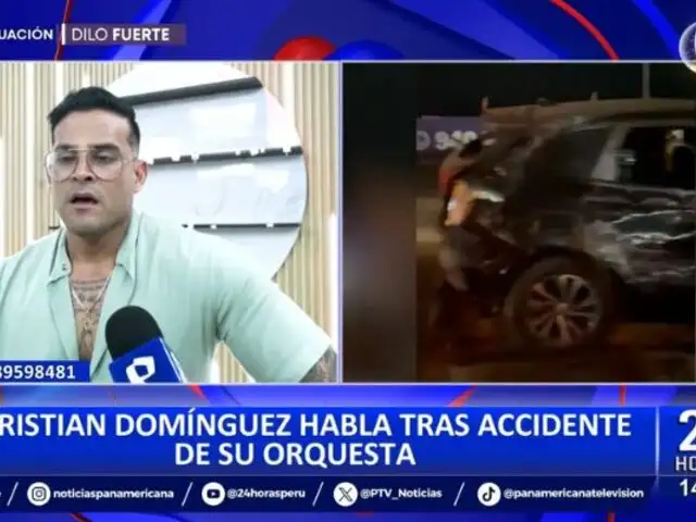 Christian Domínguez tras accidente de Gran Orquesta: "Lo que ha pasado fue lo mejor que pudo haber pasado"