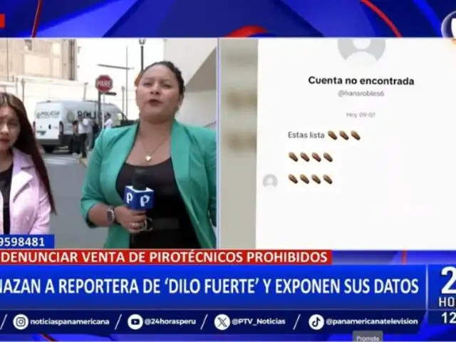 Amenazan a reportera de Dilo Fuerte y exponen sus datos tras reportaje en vivo