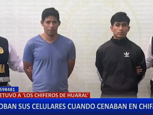 Huaral: delincuentes armados son capturados tras violento robo en chifa