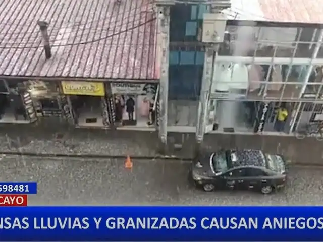 Granizada y fuertes lluvias causan inundaciones y daños en varias regiones del Perú