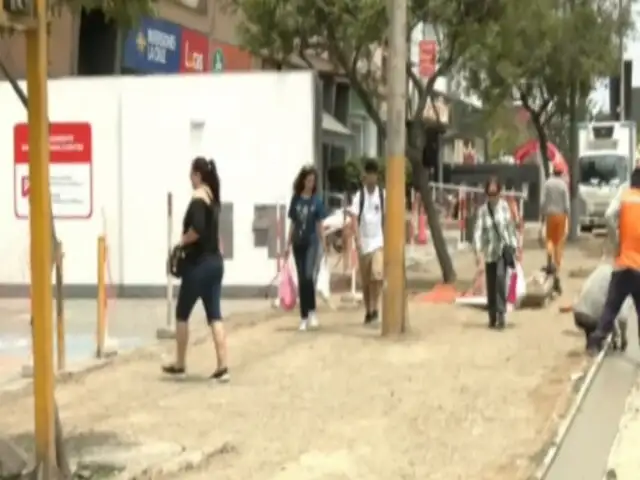 Miraflores: obras en avenida Comandante Espinar afectan negocios en plena campaña navideña