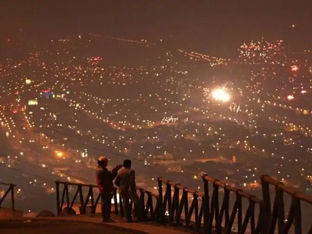 Contaminación del aire en Lima aumentó 43 % por pirotécnicos en Navidad, alerta Senamhi