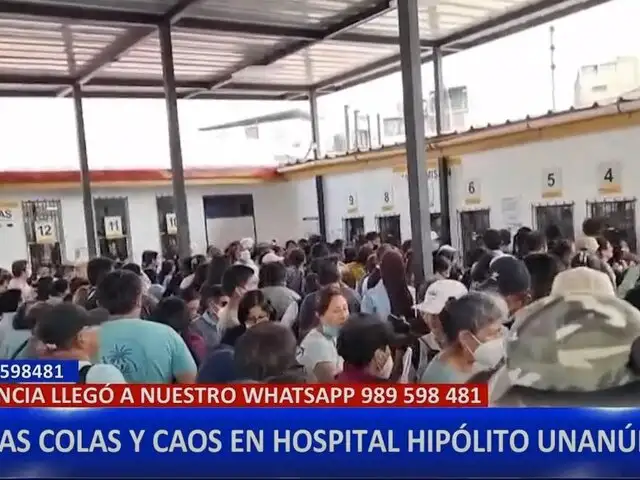 Pacientes del hospital Hipólito Unanue denunciaron que cancelaron citas sin previo aviso