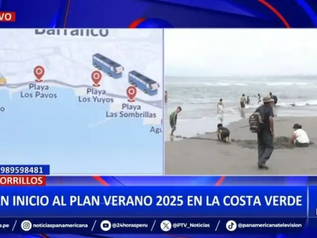 Dan inicio a "Plan Verano 2025" en playas de la Costa Verde: Prohibirán paraderos informales