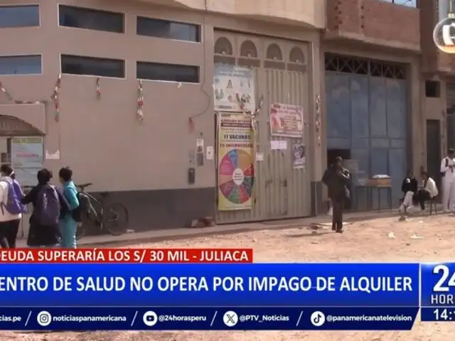 ¡Insólito! Centro de salud no atiende por falta de pago de alquiler en Juliaca