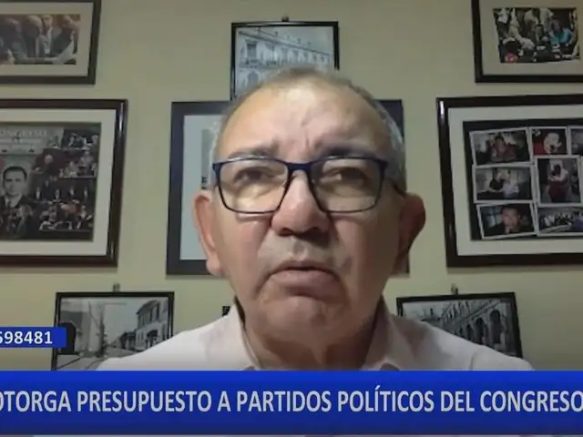 ONPE otorga presupuesto a partidos políticos del Congreso: Perú Libre recibirá más de 1 millón de soles