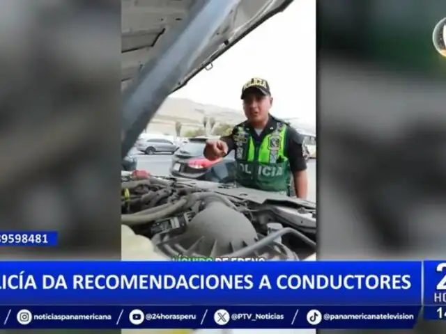 PNP da recomendaciones a conductores que viajan por Año Nuevo