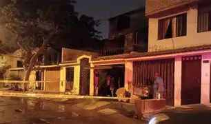 Una anciana murió: pirotécnico provocó incendio en vivienda de Los Olivos durante Año Nuevo