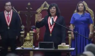 Janet Tello juró como presidenta del Poder Judicial