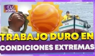 La realidad de miles de peruanos: Largas horas de trabajo bajo el sol para salir adelante