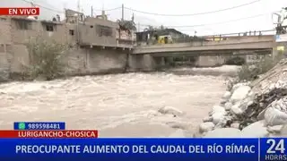 Caudal del río Rímac alcanza nivel de alerta naranja tras intensas lluvias