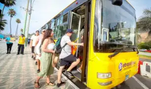 Chorrillos: servicio playero del Metropolitano estará disponible los fines de semana