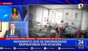 Minsa sobre incremento leve de enfermedades respiratorias: Estaba previsto