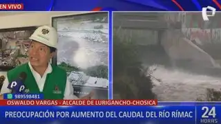 Lurigancho-Chosica: aumento del caudal del río Rímac genera preocupación entre vecinos