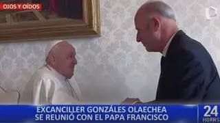 Excanciller se reúne con el Papa Francisco en una audiencia privada en el Vaticano