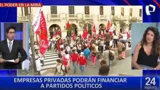 Empresas privadas podrán aportar más de 1 millón de soles a partidos políticos