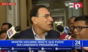 Martín Vizcarra insiste en ser candidato presidencial: "Tengo derecho de hacer vida política"