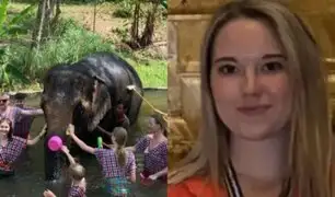 Lo bañaba cuando la mató: joven española muere tras ataque de un elefante en un santuario en Tailandia