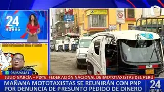 Policías son acusados de cobrar a mototaxistas por protección contra extorsiones