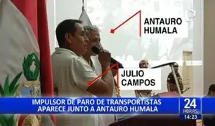 Impulsor de paro de transportistas es captado junto a Antauro Humala conmemorando el “Andahuaylazo”