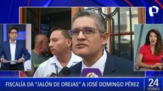 Fiscal de la Nación llama la atención a José Domingo Pérez por sus declaraciones