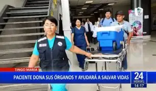 Tingo María: familia dona los órganos de su ser querido para salvar más vidas