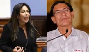 Patricia Chirinos critica a Vizcarra por no asistir a la Comisión Permanente: "Llega la hora de responder y desaparece"