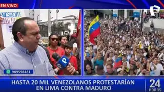 Miles se movilizan en Caracas y Lima contra el régimen de Nicolás Maduro