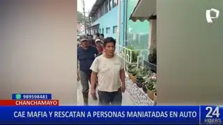 Capturan a 14 presuntos miembros de una banda criminal en Chanchamayo